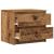 Noptiere, 2 buc., lemn vechi, 50x40x43,5 cm, lemn prelucrat GartenMobel Dekor
