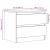 Noptiere 2 buc. stejar artizanal, 50x40x43.5 cm, lemn prelucrat GartenMobel Dekor