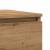 Noptiere 2 buc. stejar artizanal, 50x40x43.5 cm, lemn prelucrat GartenMobel Dekor