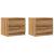 Noptiere 2 buc. stejar artizanal, 50x40x43.5 cm, lemn prelucrat GartenMobel Dekor