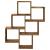 Raft de perete cub, lemn vechi, 78x15x93 cm, lemn prelucrat GartenMobel Dekor