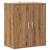 Pantofar, stejar artizanal, 60x35x70 cm lemn prelucrat GartenMobel Dekor