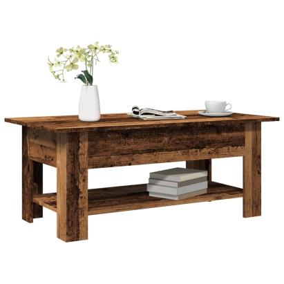 Măsuță de cafea, lemn vechi, 102x55x42 cm, lemn prelucrat GartenMobel Dekor