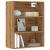 Dulap de perete suspendat, Stejar artizanal, 69,5x32,5x90 cm GartenMobel Dekor