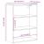 Dulap de perete suspendat, Stejar artizanal, 69,5x32,5x90 cm GartenMobel Dekor