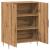 Dulap, stejar artizanal, 69,5x34x90 cm, lemn prelucrat GartenMobel Dekor