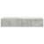 Raft de perete cu sertare Gri beton 100x36x19 cm Lemn prelucrat GartenMobel Dekor