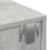 Raft de perete cu sertare Gri beton 100x36x19 cm Lemn prelucrat GartenMobel Dekor