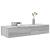 Raft de perete cu sertare Gri Sonoma 100x36x19cm Lemn prelucrat GartenMobel Dekor