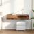 Raft de perete cu sertare Lemn vechi 100x36x19cm Lemn prelucrat GartenMobel Dekor