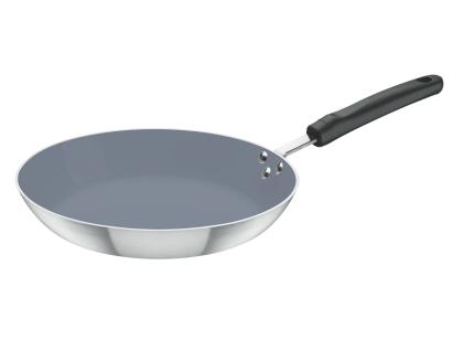 Tigaie profesionala, aluminiu, diametrul 240 mm, lungime totala 446mm, inaltime 72mm, capacitate 1.3L ProChef Cookware