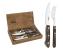 Set 2 furculite, 2 cutite, maro ProChef Cookware