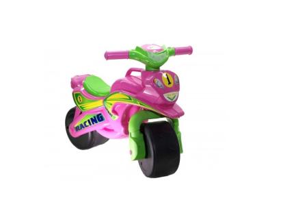 Motocicleta de impins MyKids Racing 0139/3 Roz/Verde GreatGoods Plaything