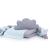 Lenjerie MyKids 6 piese Gray-Blue fara baldachin 120x60 cm GreatGoods Plaything