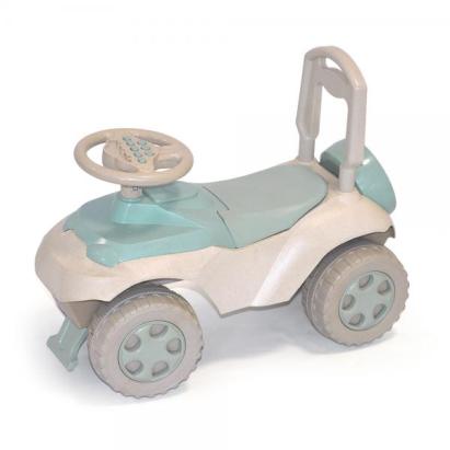 Masinuta de impins MyKids Music 0142/01eco Beige-Turquoise GreatGoods Plaything