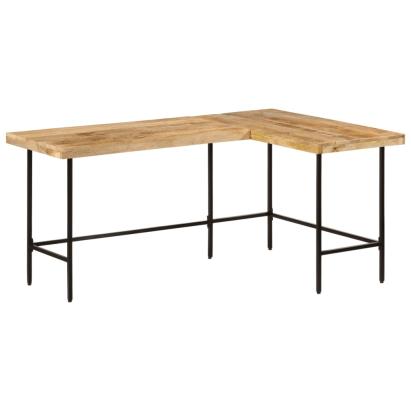 Birou 165x110x77 cm din lemn masiv de mango și fier GartenMobel Dekor