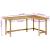 Birou 165x110x75 cm lemn masiv de mango GartenMobel Dekor