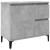 Set mobilier de baie, 3 piese, gri beton, lemn compozit GartenMobel Dekor