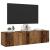 Dulap TV de perete, lemn vechi, 120x30x30 cm, lemn prelucrat GartenMobel Dekor