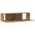 Dulap TV perete, stejar artizanal, 120x30x30 cm, lemn prelucrat GartenMobel Dekor
