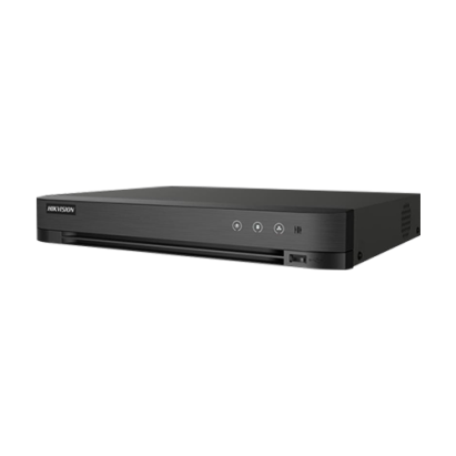 DVR 4 canale analog max. 8MP 4K, 4 canale IP max. 8MP 4K, AUDIO 'over coaxial', Alarma, 1U - HIKVISION iDS-7204HTHI-M1-S(4A+4/1ALM) SafetyGuard Surveillance