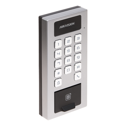 Terminal control acces si interfon cu tastatura, cititor card, amprenta, BT, Wi-Fi - HIKVISION DS-K1T502DBFWX SafetyGuard Surveillance