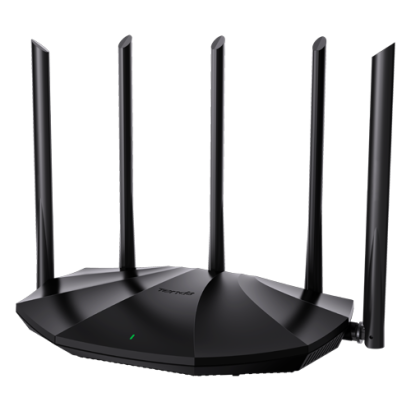 Router Wi-Fi 6, DualBand 2.4Ghz/5GHz, 300+1201Mbps, 5x6dBi, 4 porturi Gigabit - Tenda TX2-PRO SafetyGuard Surveillance