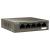 Switch 4 porturi Gigabit PoE, fara management, 1 port Uplink Gigabit - Tenda TEG1105P-4-63W SafetyGuard Surveillance