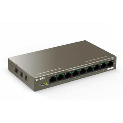 Switch 8 porturi PoE, 1 port uplink RJ45, 10/100Mbps - TENDA TND-TEF1109P-8-63W SafetyGuard Surveillance