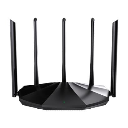 Router Wi-Fi 6, DualBand 2.4Ghz/5GHz, 300+1201Mbps, 5x6dBi, 4 porturi Gigabit - TENDA TND-RX2-PRO SafetyGuard Surveillance