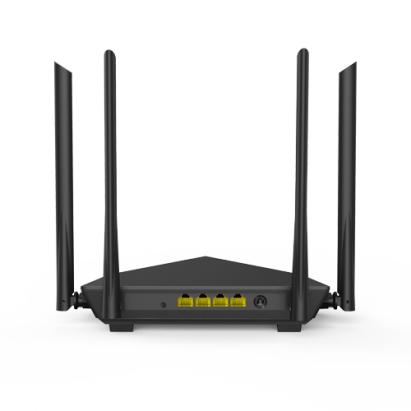 Router WiFi 5 (802.11ac) DualBand 2.4/5GHz, 300+867Mbps, 4x6dBi, 4 porturi Gigabit - TENDA TND-AC10-V30 SafetyGuard Surveillance