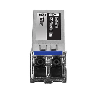 Modul SFP Mini-GBIC Single-Mode Duplex LC, 1.25G, 1310nm, 10Km - TRENDnet TEG-MGBS10 SafetyGuard Surveillance