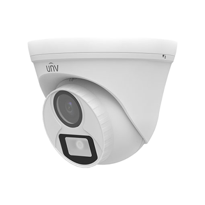 Cameră de supraveghere analogică, interior,  2 Megapixeli, lentilă 2.8mm, lumină albă 20m, IP67, ColourHunter - UNV UAC-T112-F28-W SafetyGuard Surveillance