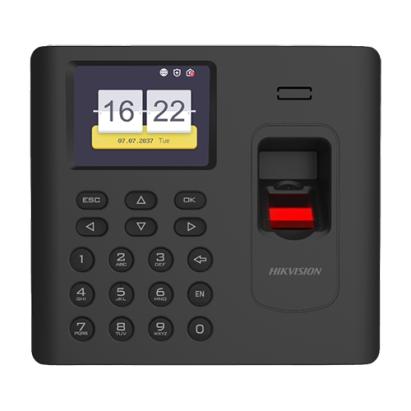 Terminal standalone IP, gestioneaza timpul de prezenta, pontaj cu cititor amprenta, Card Mifare, Wi-Fi - HIKVISION DS-K1A802AMF-B SafetyGuard Surveillance