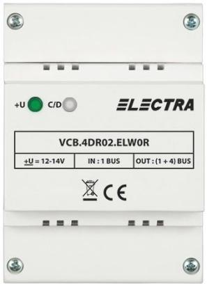 Doza derivatie video 4 iesiri REZIDENTIAL - ELECTRA VCB.4DR02.ELW0R SafetyGuard Surveillance