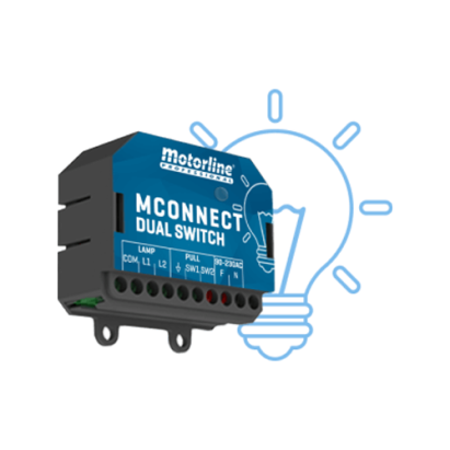 Modul comanda lumini - MOTORLINE MCONNECT-DUAL-SWITCH SafetyGuard Surveillance