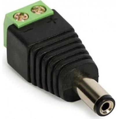 Conector de alimentare tata, 12V, cu surub SDC-CAT SafetyGuard Surveillance