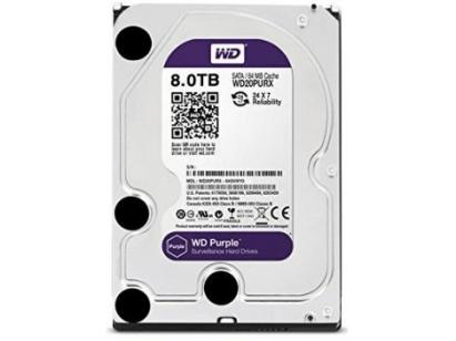 HDD Western Digital Surveillance Purple intern 8TB WD80PURX SafetyGuard Surveillance