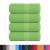 Prosoape de săpun 4 buc Verde măr 30x30 cm 360 g/m² 100% bumbac GartenMobel Dekor