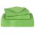 Prosoape de duș 2 buc Verde măr 70x140 cm 360 g/m² 100% bumbac GartenMobel Dekor
