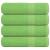 Prosoape de baie 4 buc Verde mere 100x150cm 360g/m² 100% bumbac GartenMobel Dekor