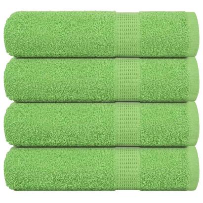 Prosoape de baie 4 buc Verde mere 100x150cm 360g/m² 100% bumbac GartenMobel Dekor