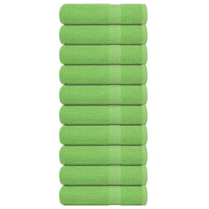Prosoape de baie 10buc Verde mere 100x150cm 360g/m² 100% bumbac GartenMobel Dekor