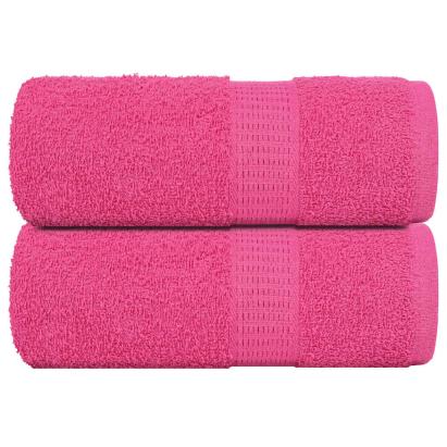 Prosoape cu săpun 2 buc roz 30x30 cm 360 g/m² 100% bumbac GartenMobel Dekor