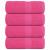 Prosoape de săpun 4 buc roz 30x30 cm 360 g/m² 100% bumbac GartenMobel Dekor