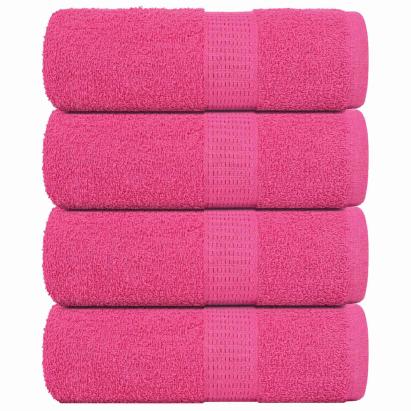 Prosoape de săpun 4 buc roz 30x30 cm 360 g/m² 100% bumbac GartenMobel Dekor