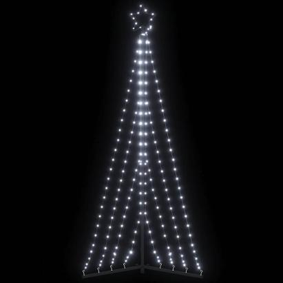 Instalație brad de Crăciun 339 LED-uri, alb rece, 182 cm GartenMobel Dekor