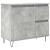 Set mobilier de baie, 3 piese, gri beton, lemn compozit GartenMobel Dekor
