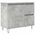 Set mobilier de baie, 3 piese, gri beton, lemn compozit GartenMobel Dekor