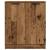 Dulap, 3 buc., lemn învechit, 60x30x70 cm, lemn prelucrat GartenMobel Dekor